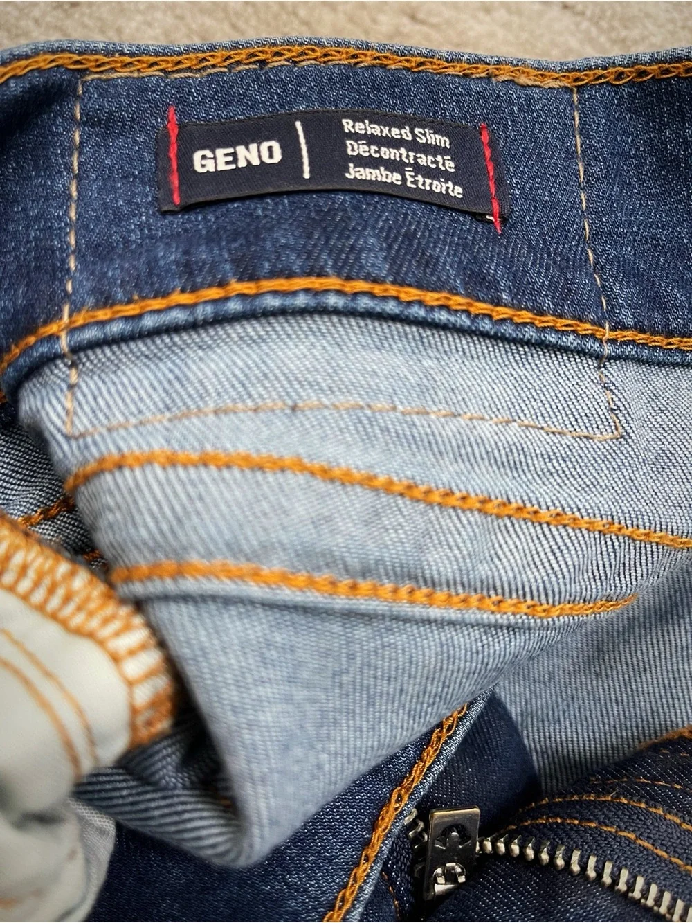 True Religion Geno Relaxed Slim Medium Blue Mens Jeans W40 L32